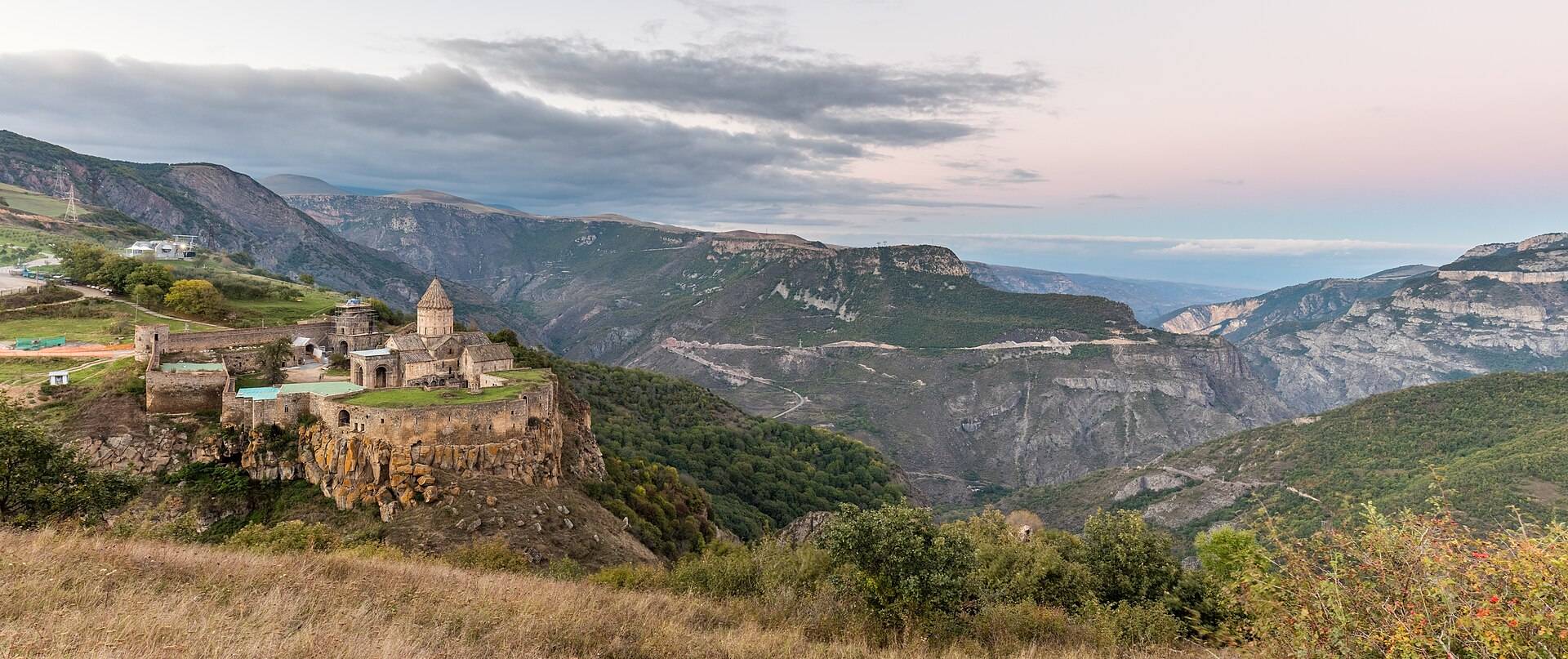 Tatev Monastery on its gorge-edge plateau