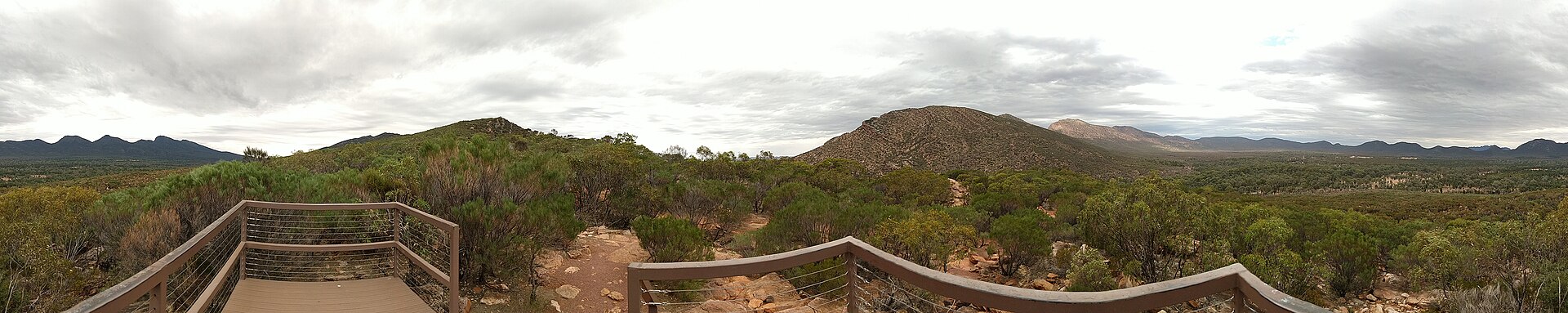 The ramparts of Wilpena Pound