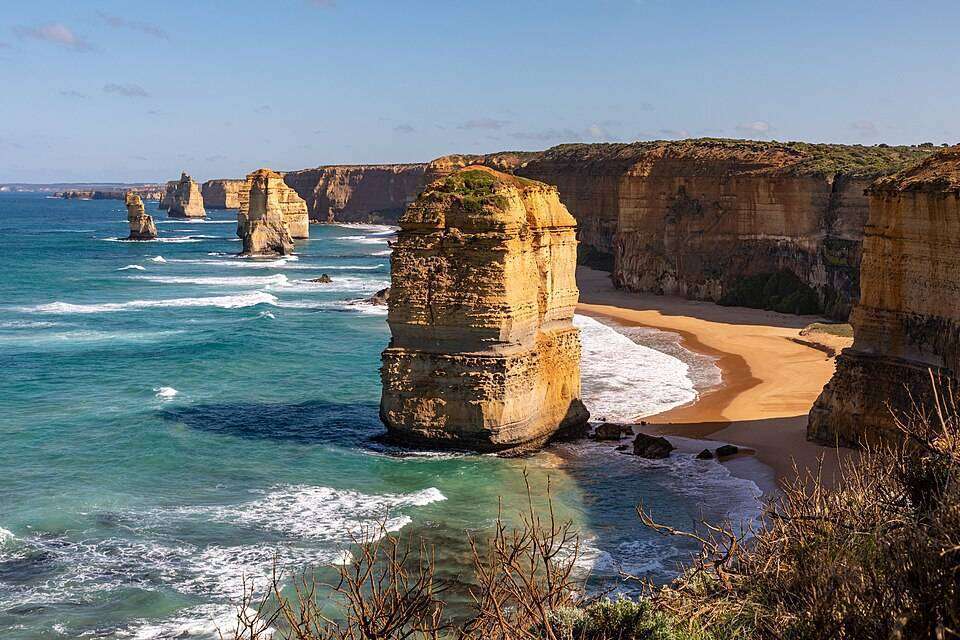 The Twelve Apostles sea stacks off the Great Ocean Road