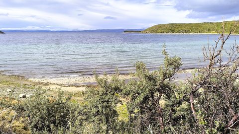 Titicaca's blue from Isla del Sol