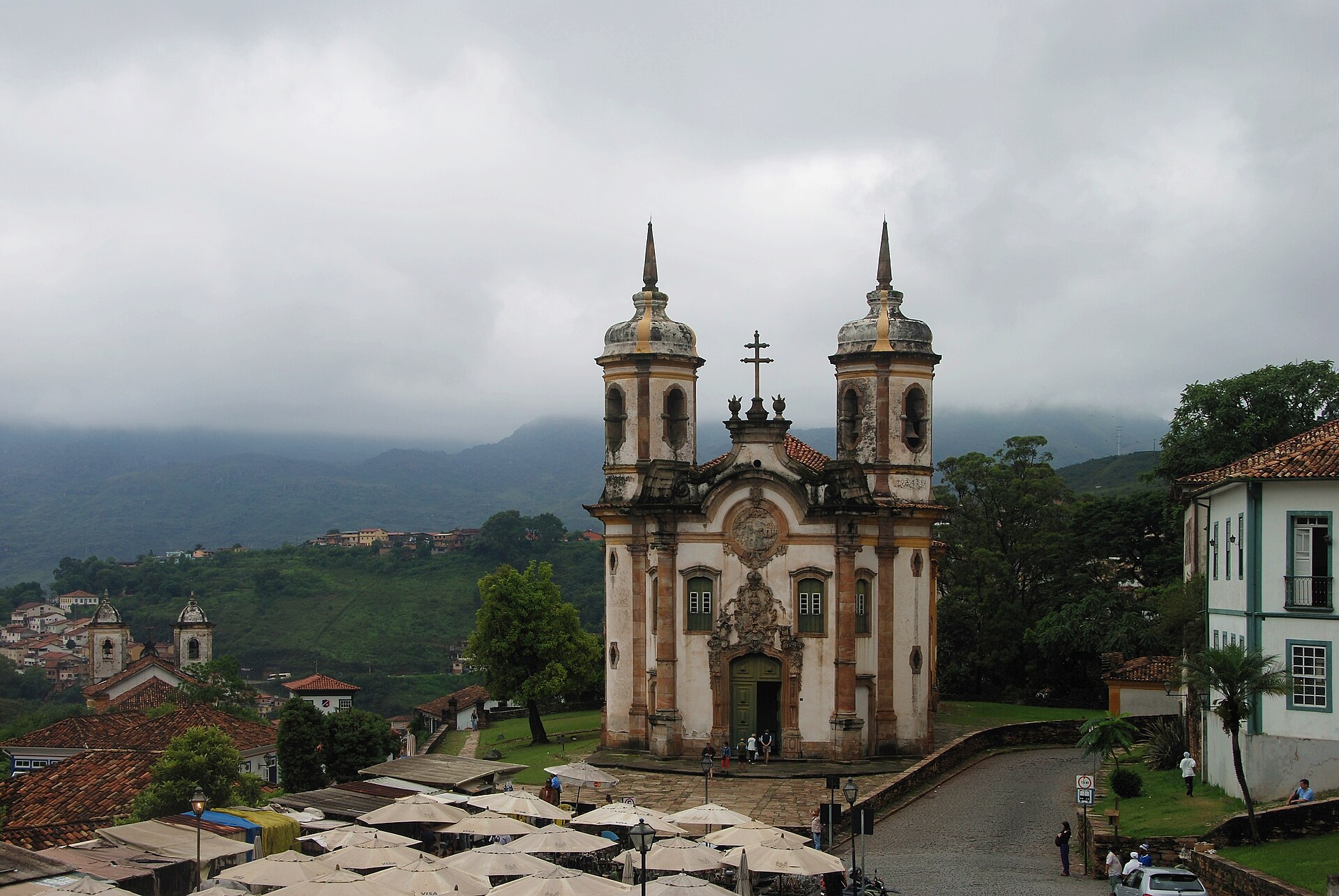 Ouro Preto's baroque skyline