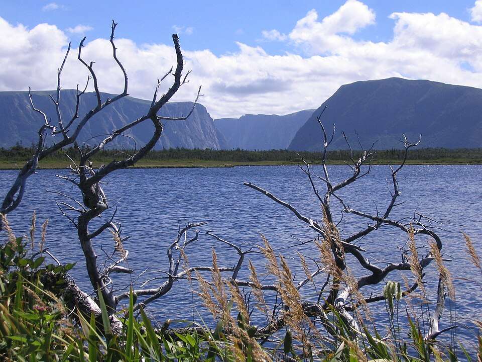 The fjord walls of Western Brook Pond in Gros Morne