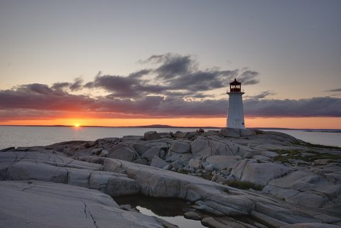 Peggys Cove lighthouse — Nova Scotia's South Shore