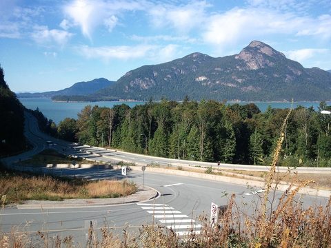 Howe Sound from the Sea to Sky highway