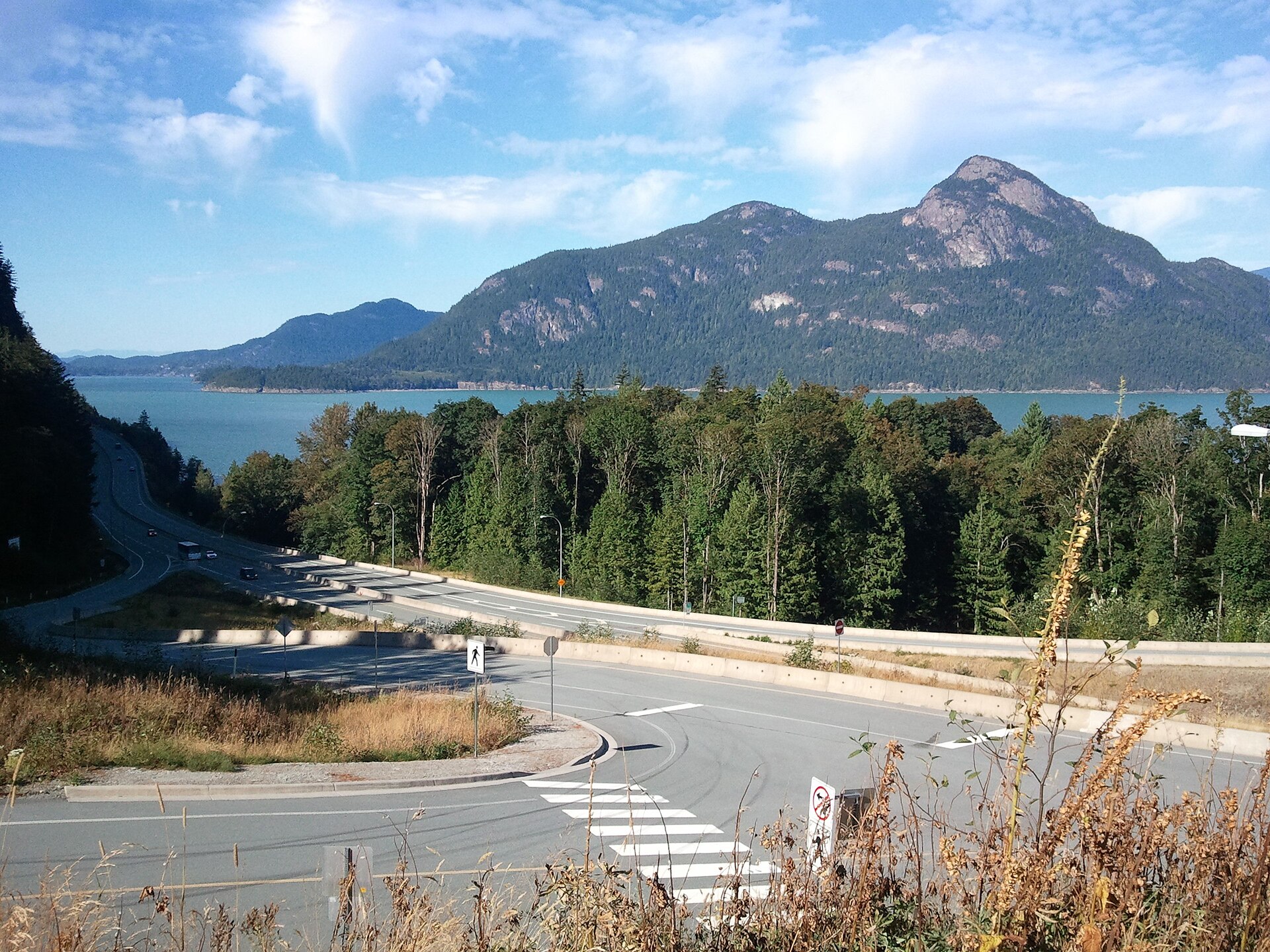 Howe Sound from the Sea to Sky highway