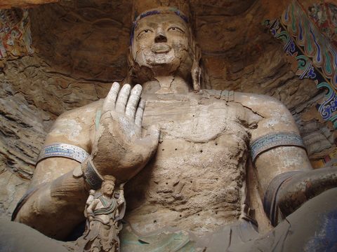 Yungang grottoes Buddha — Shanxi: Datong to Pingyao