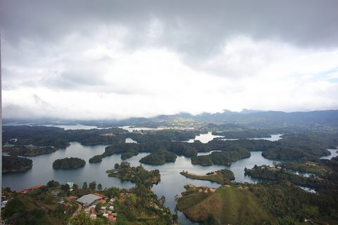 La Piedra del Peñol above Guatapé's lake maze