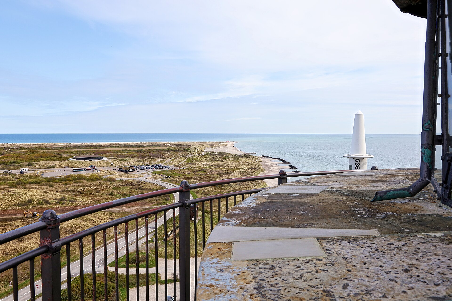 The sand spit at Grenen where two seas meet