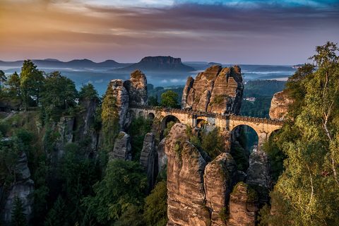 Bastei bridge Saxon Switzerland — Saxony: Dresden to Görlitz