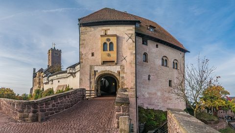 Wartburg castle Eisenach — Thuringia: Wartburg to Weimar