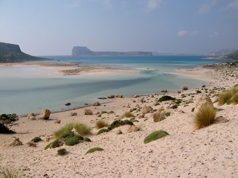 The lagoon at Balos in western Crete: Chania to the Lasithi Coast
