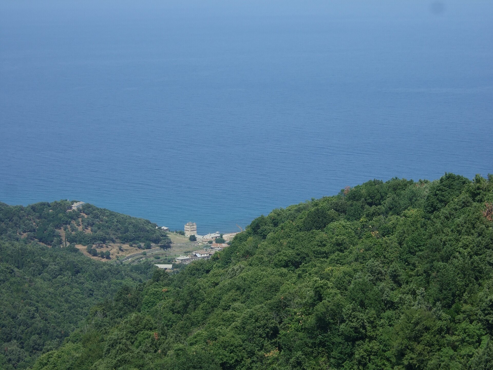 Mount Athos monastery sea — Thessaloniki & Halkidiki