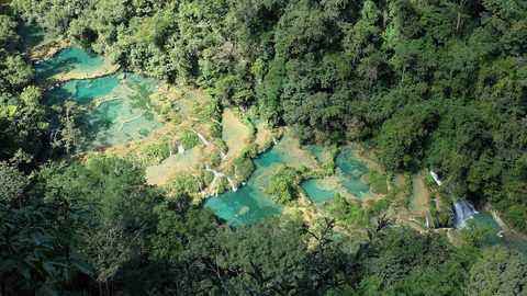 Semuc Champey pools — Semuc Champey to Tikal
