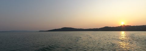 Tihany Abbey above Lake Balaton