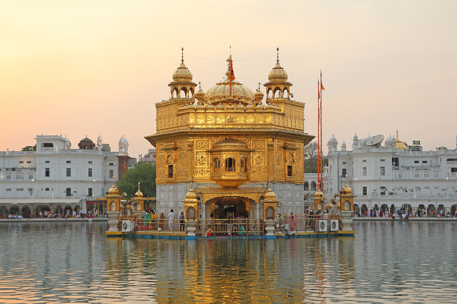 The Golden Temple on its sacred pool