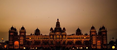 Mysore Palace illuminated — Karnataka: Mysore, Coorg & the Coast