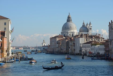 Venice grand canal gondola — Venice to Trieste