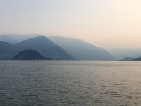 Varenna's waterfront on Lake Como