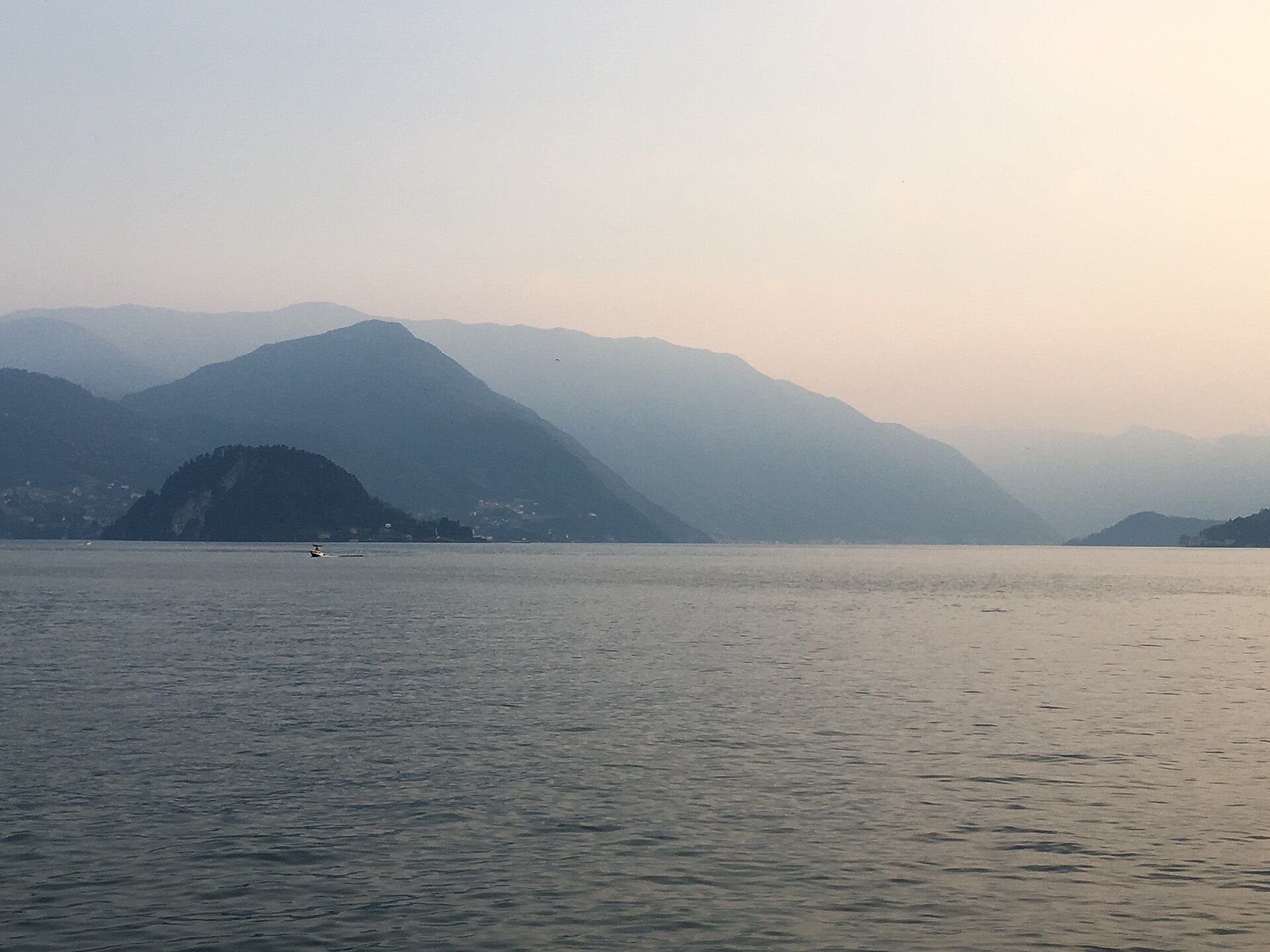 Varenna's waterfront on Lake Como