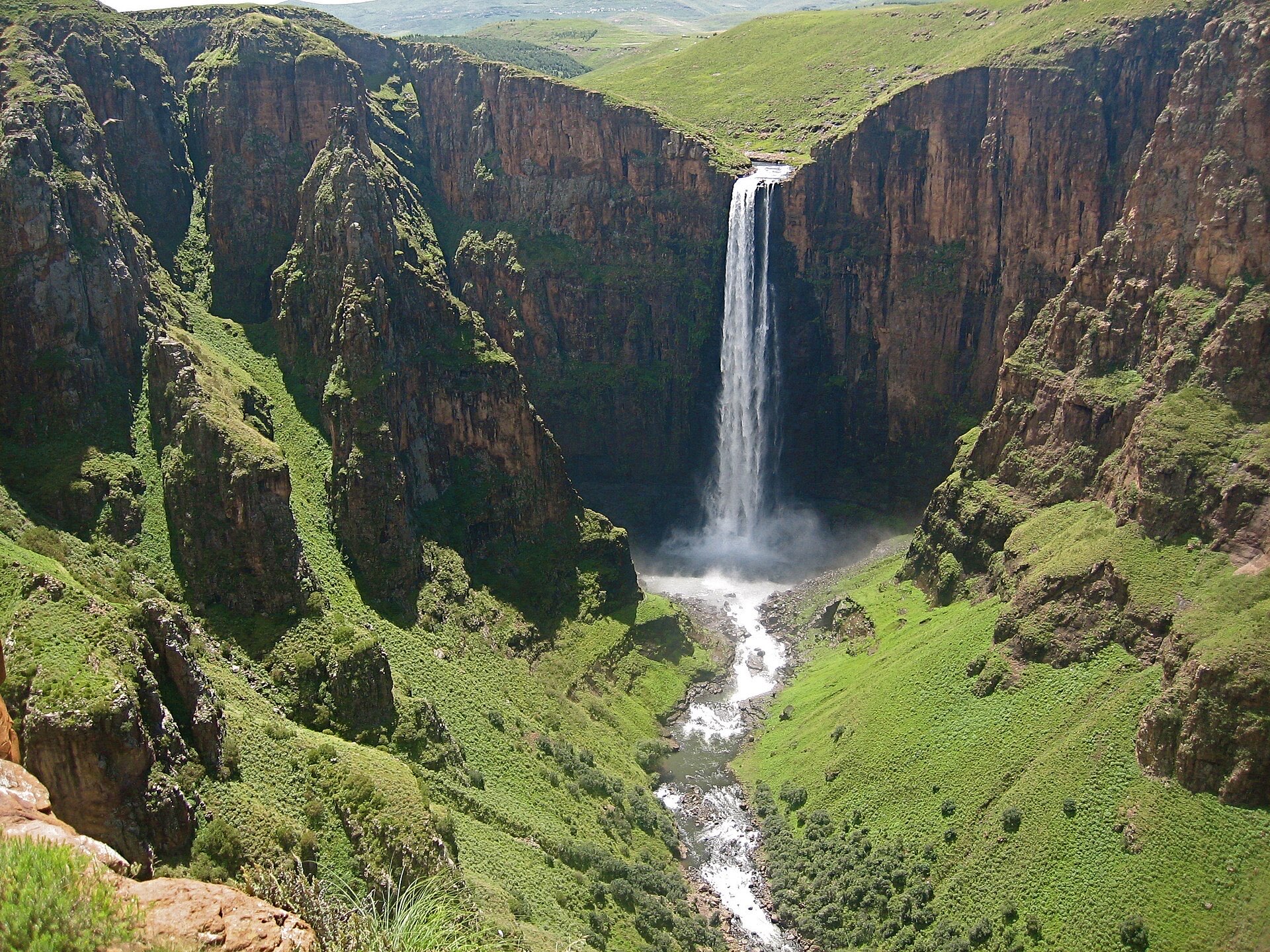 Maletsunyane Falls Semonkong — The Mountain Kingdom