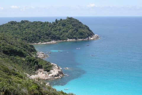 Turquoise bay and forested headland, Perhentian Islands