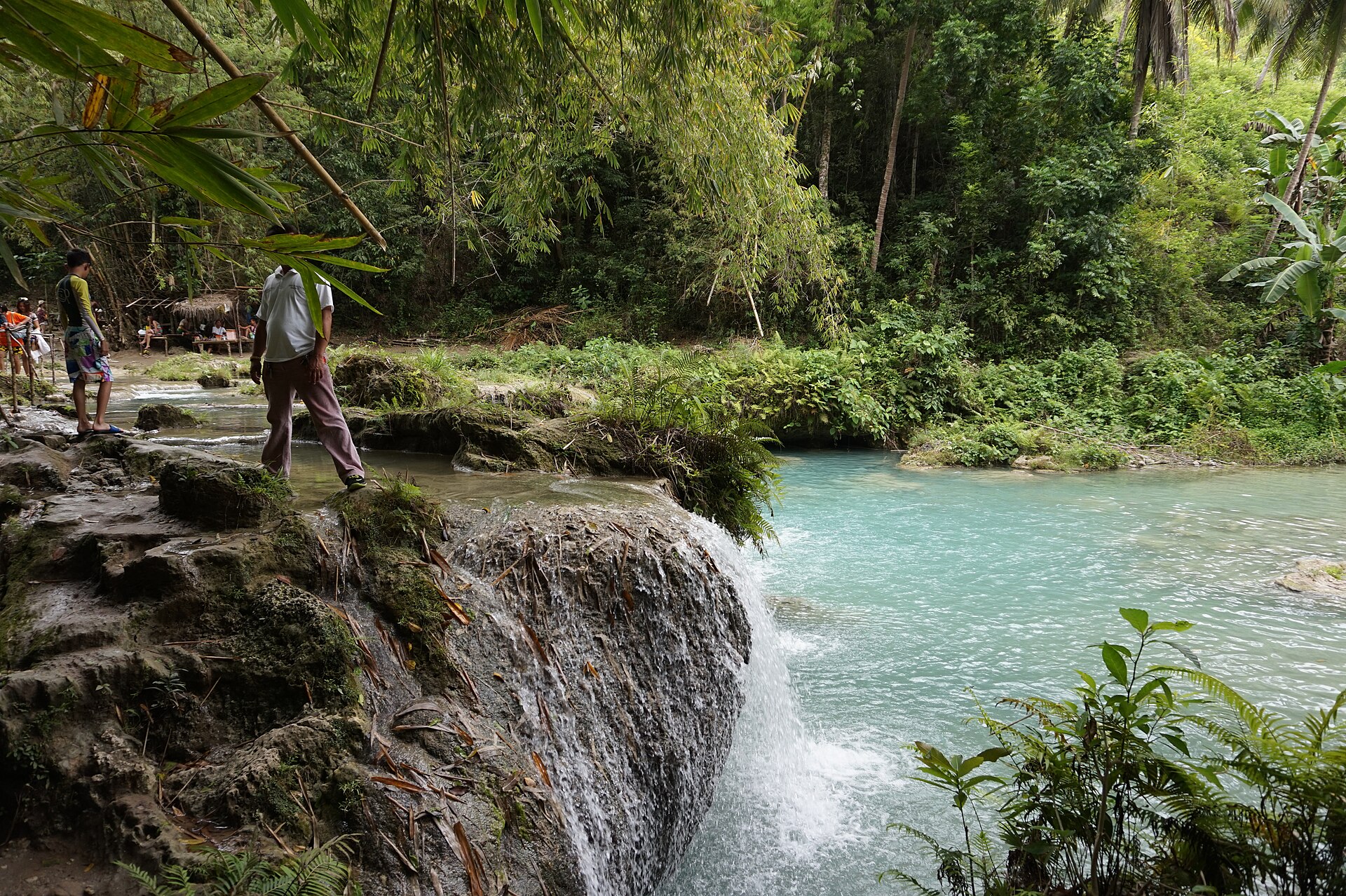 The turquoise tiers of Cambugahay Falls, Siquijor
