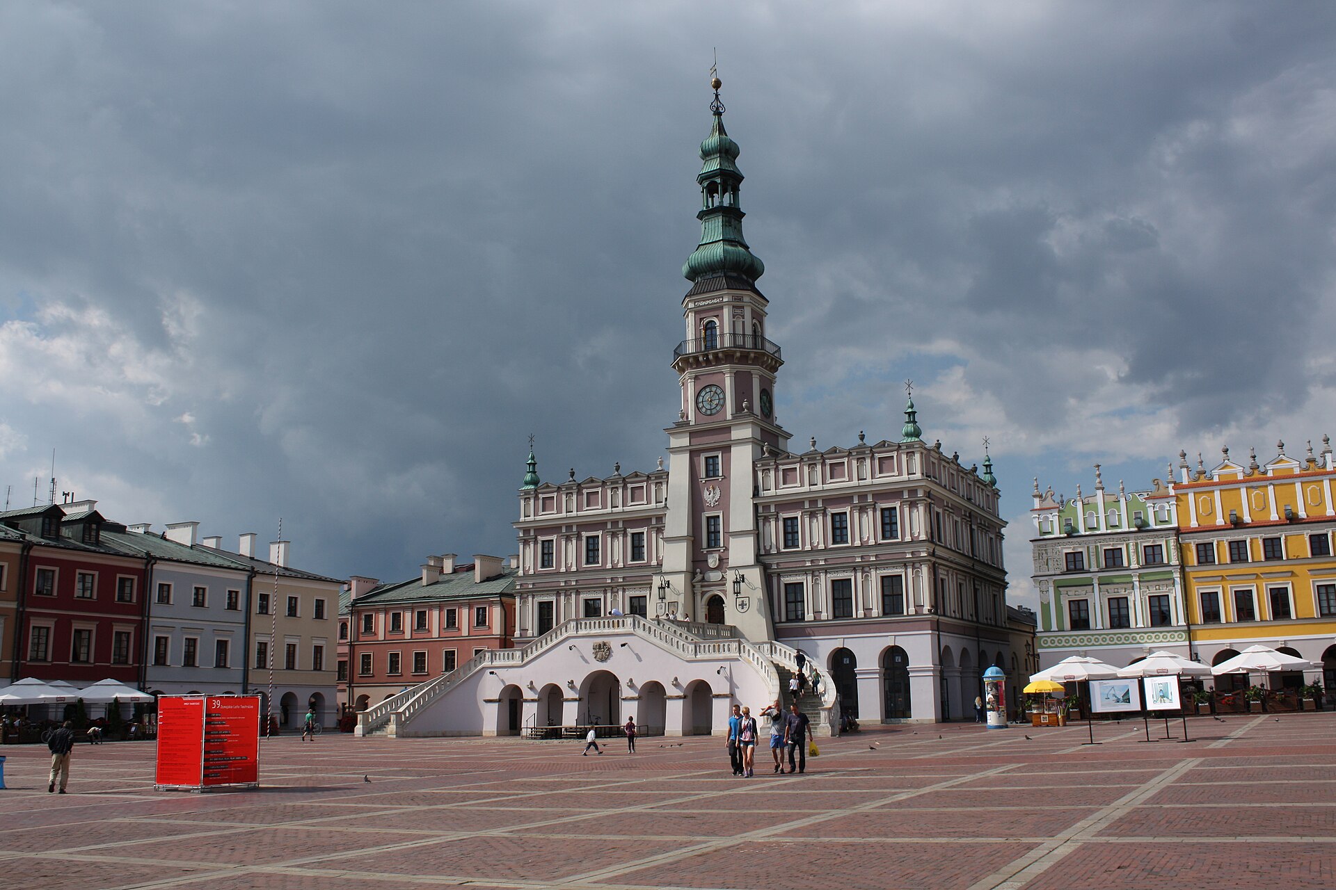 Town Hall and Renaissance houses on Zamość’s Great Market Square