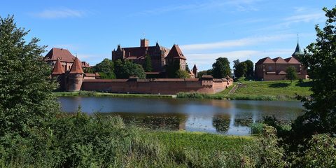Malbork castle river — Gdańsk & the Amber Coast