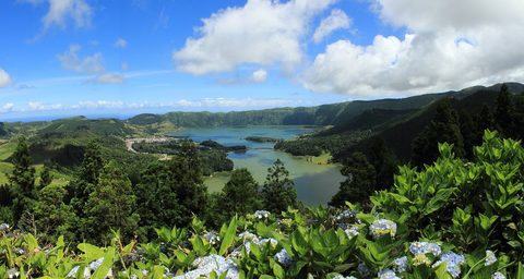 Sete Cidades twin lakes on São Miguel