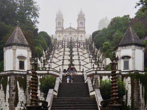Bom Jesus Braga staircase — The Minho: Guimarães to the Coast