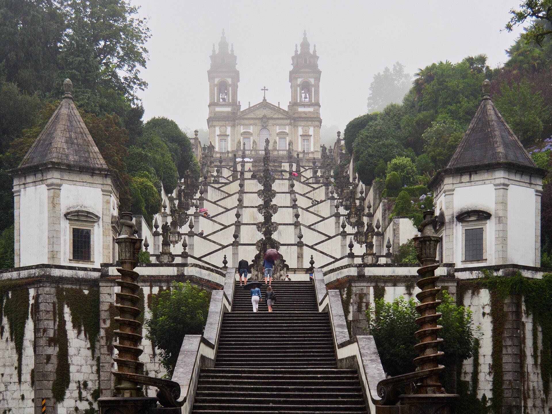 Bom Jesus Braga staircase — The Minho: Guimarães to the Coast