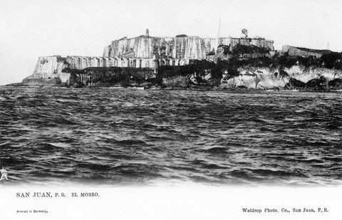 El Morro's walls above the Atlantic