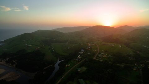 Rolling coastal hills on South Africa’s Wild Coast