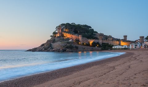 Tossa de Mar castle beach — Costa Brava & the Dalí Triangle