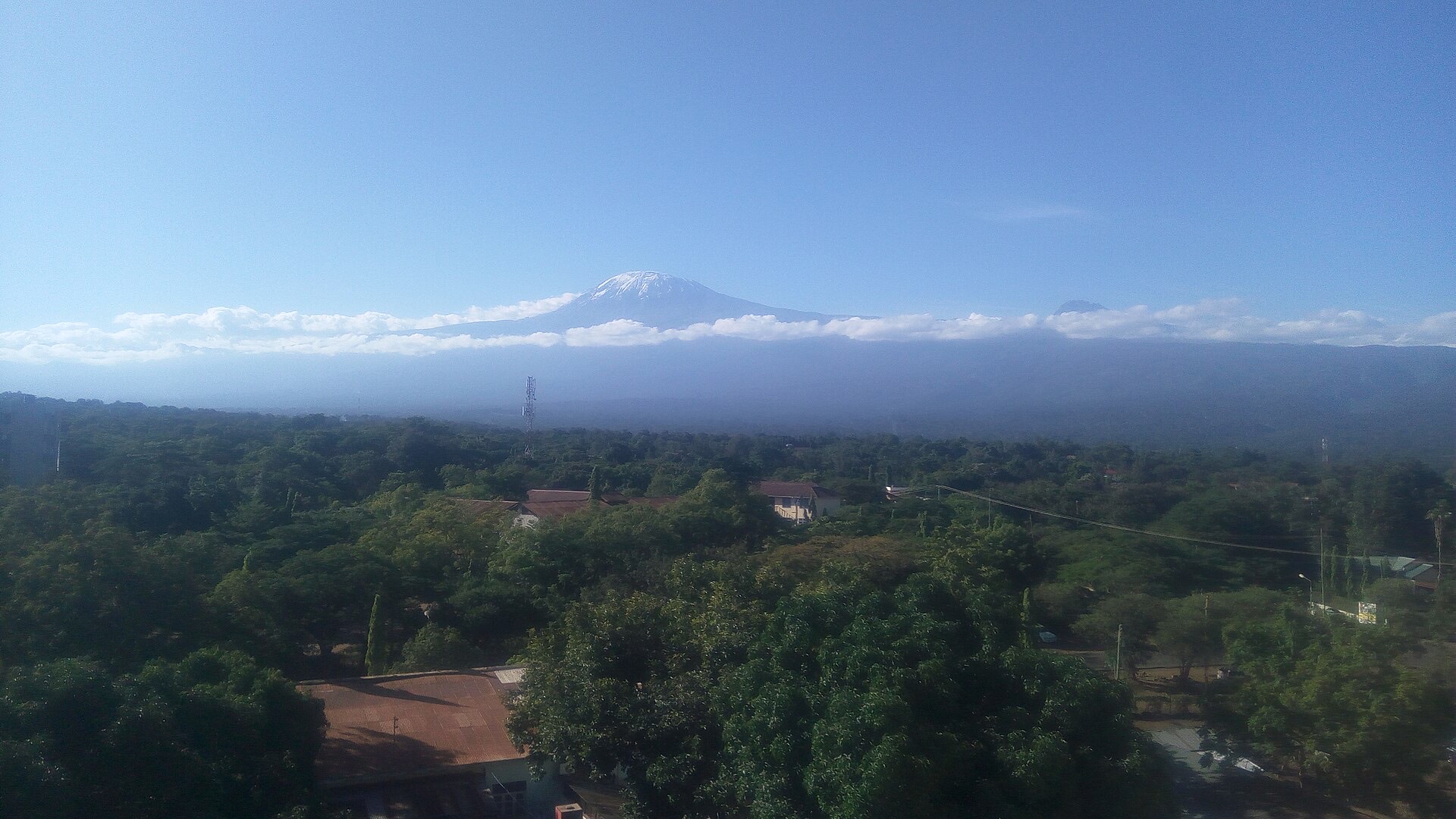 Kilimanjaro Moshi view — Kilimanjaro to the Usambaras