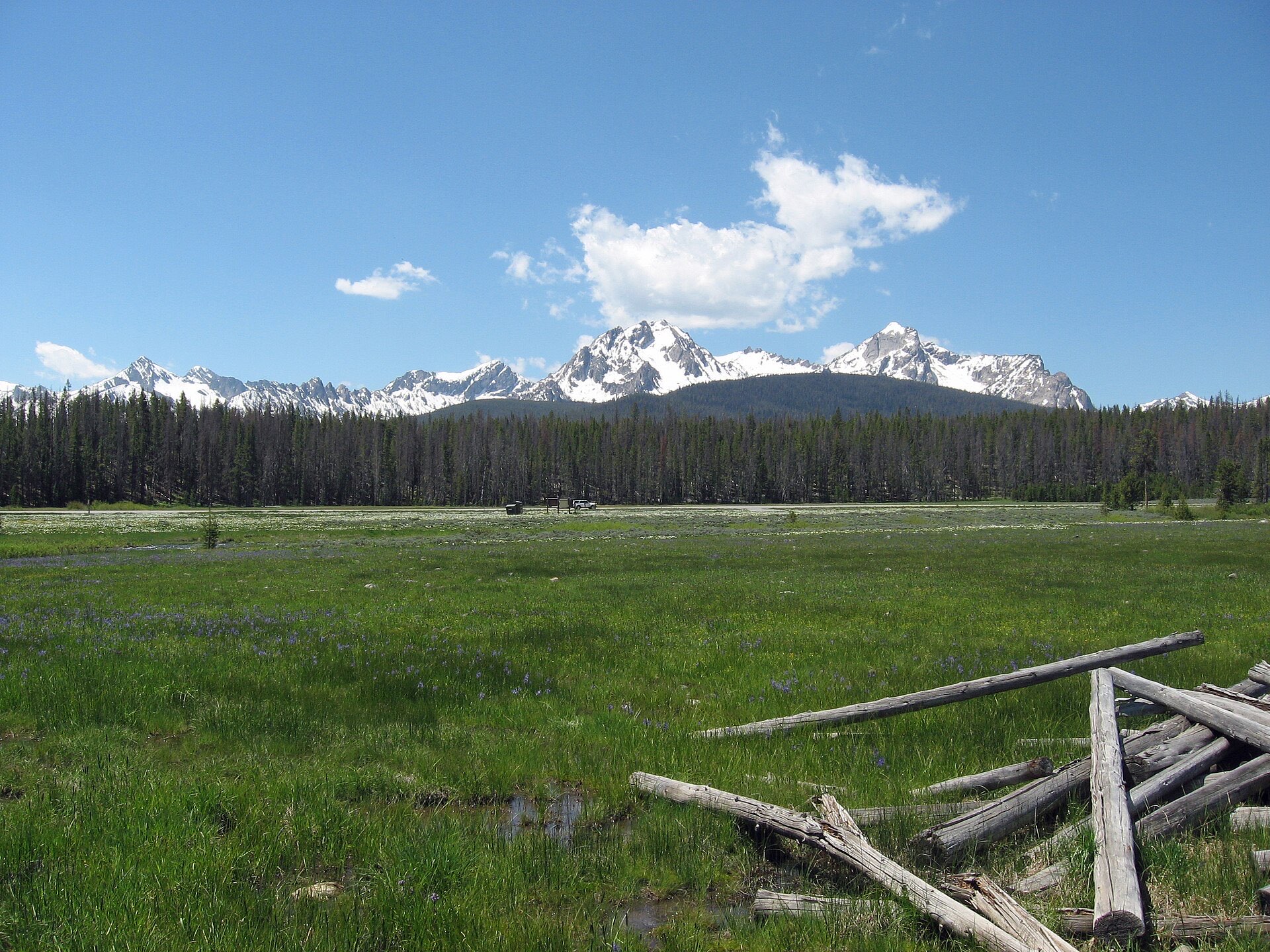Sawtooth mountains Stanley — Idaho: Boise to the Sawtooths